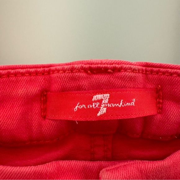 7 for all mankind Salmon Jeans Size 24 - Picture 2 of 5